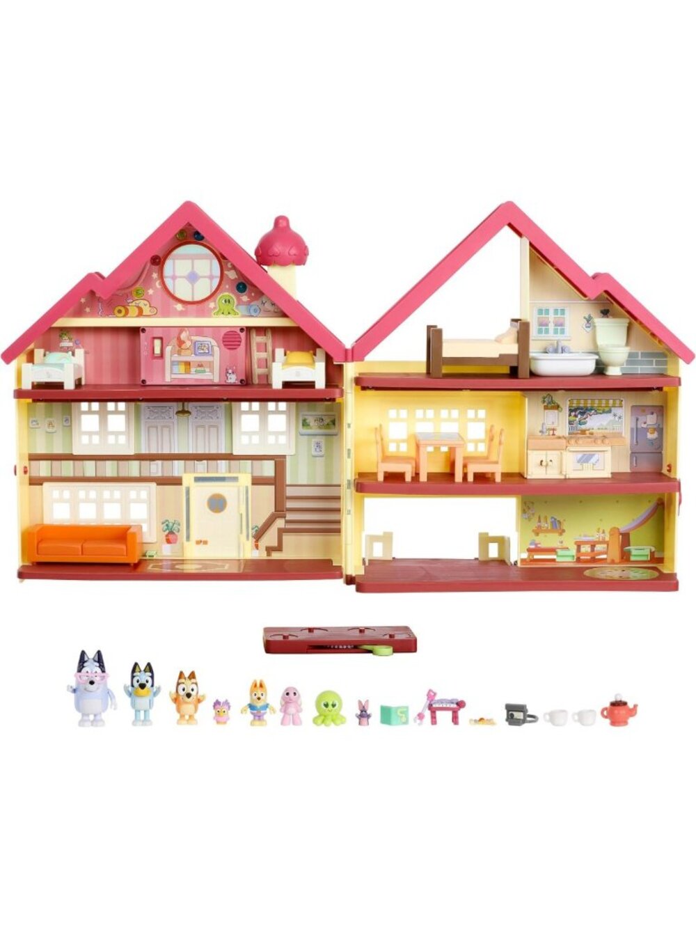 Interactive Bluey XL House Playset with Lights, Sounds & Dance Floor Fun